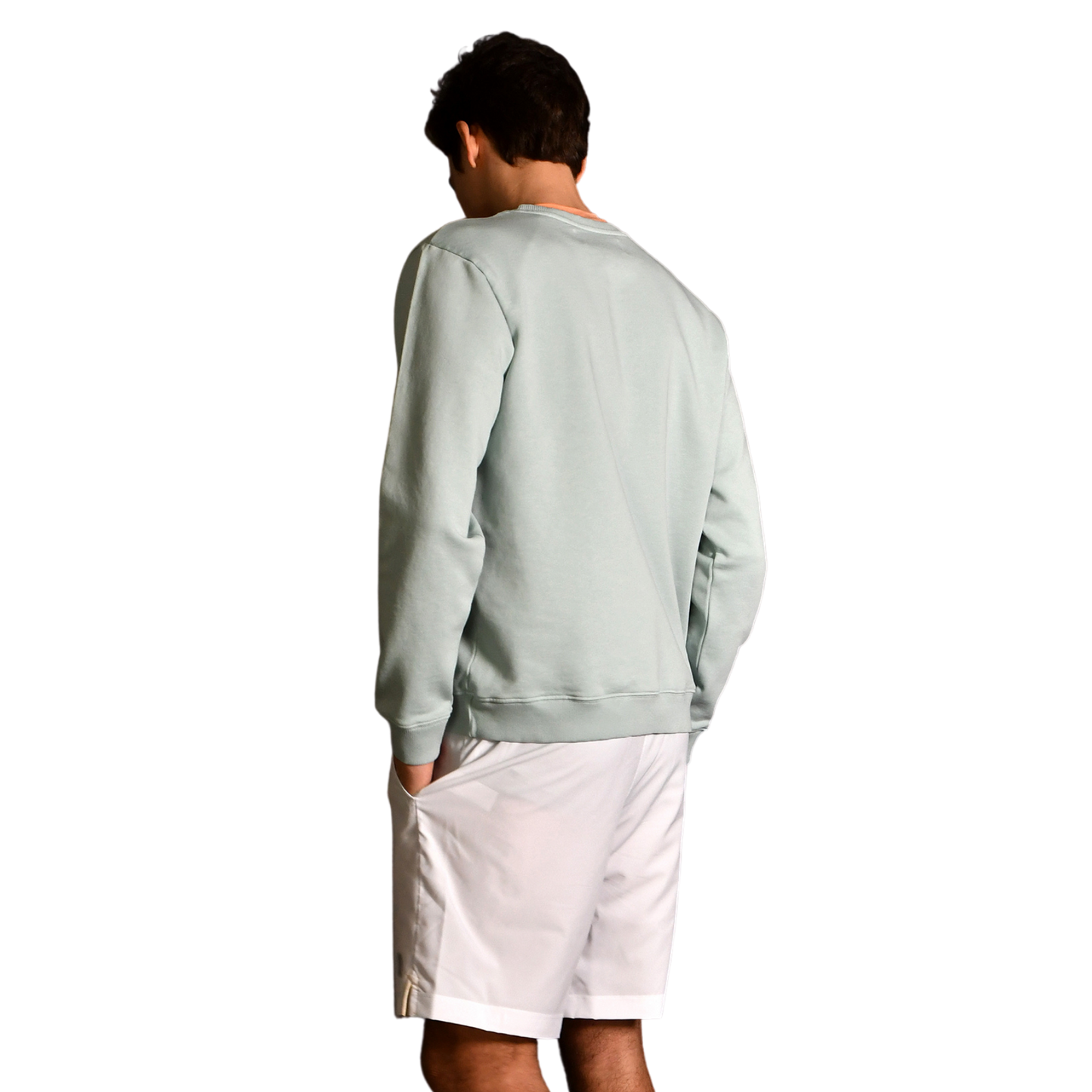 FELPA UOMO VERDE ACQUA VOLT