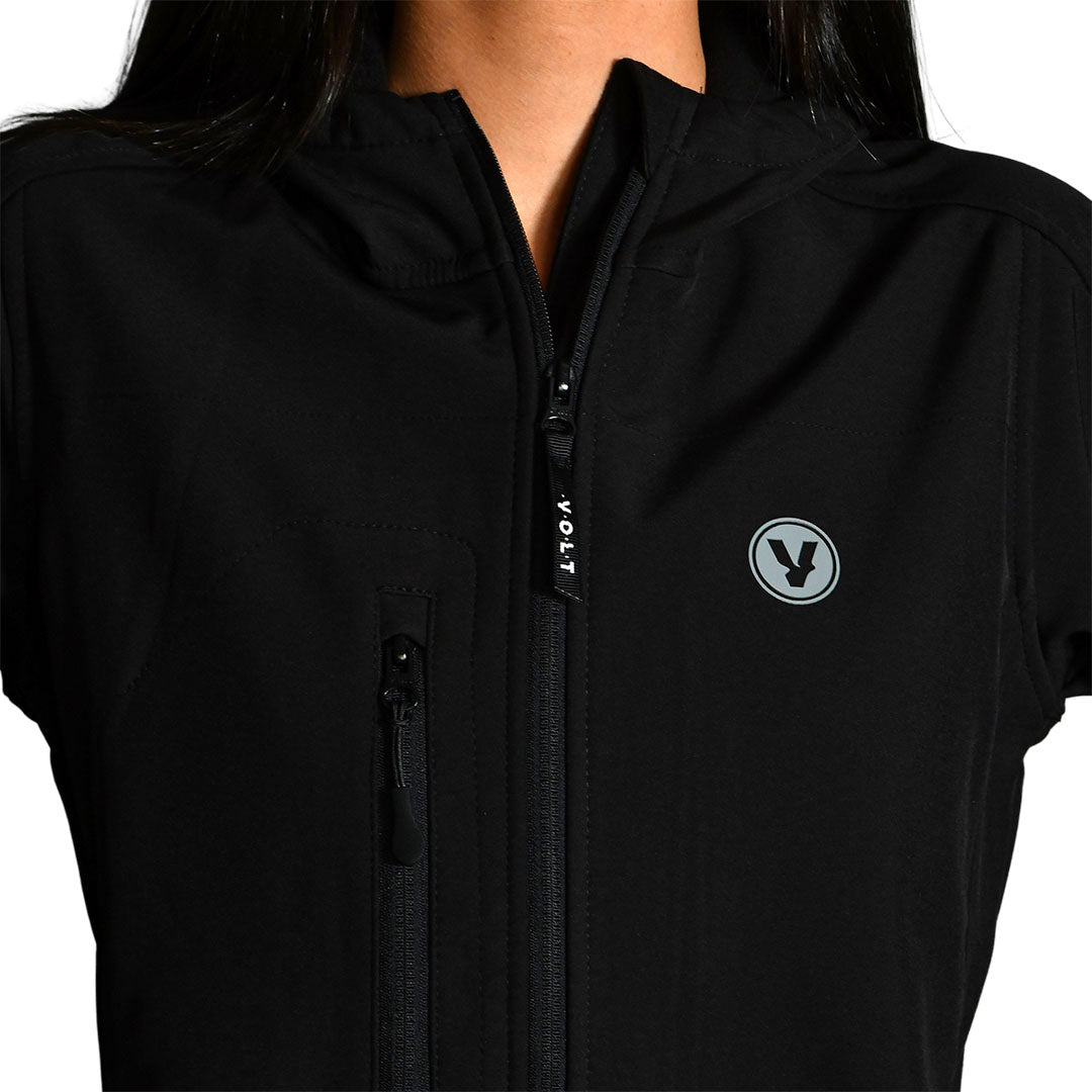 SOFT SHELL DONNA NERO VOLT