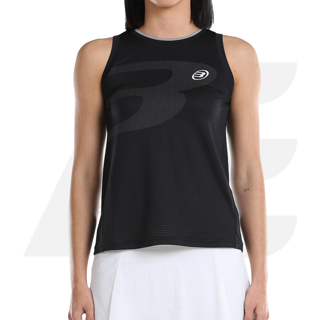 YEMA - T-SHIRT DONNA NERO - BULLPADEL