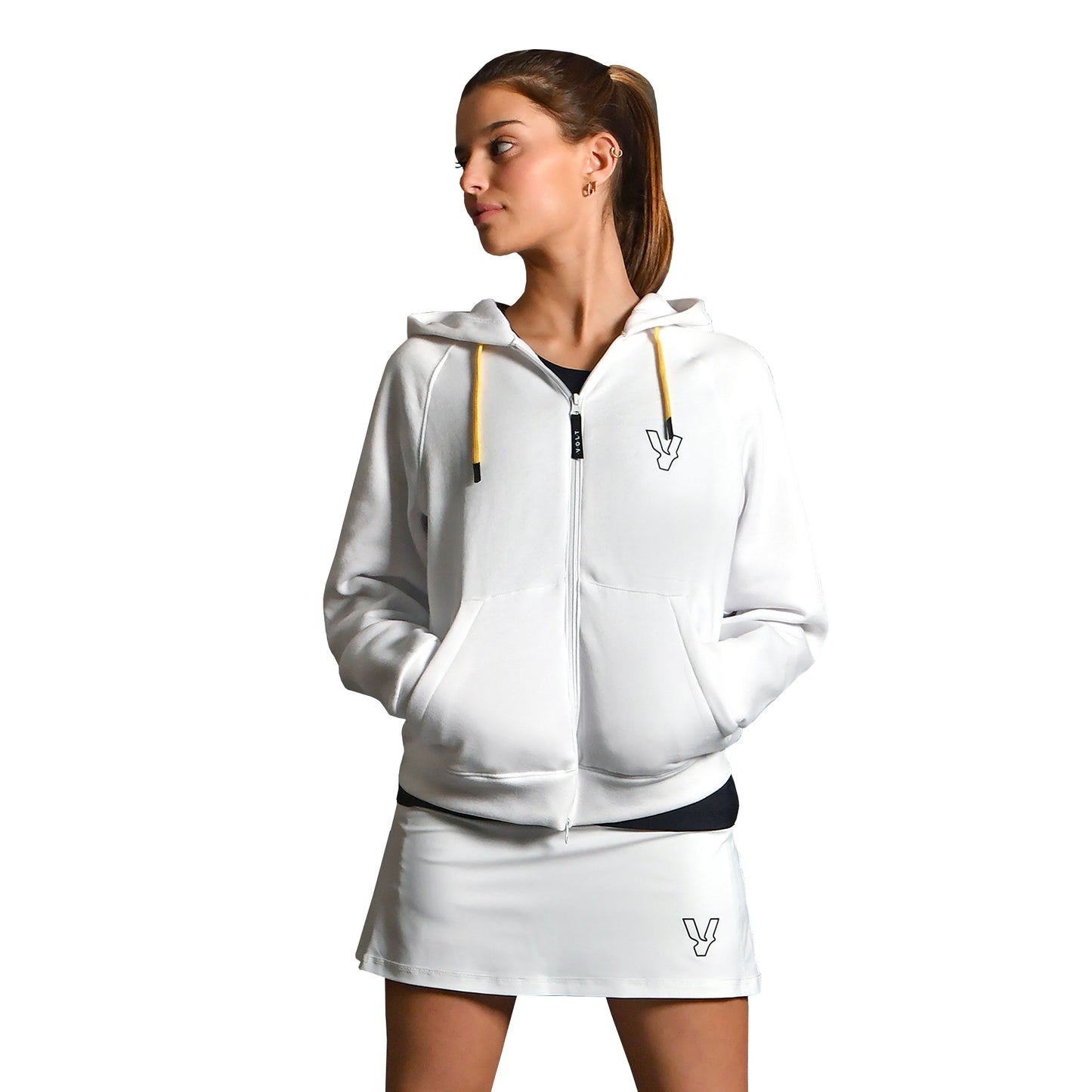 FELPA DONNA CON ZIP VOLT