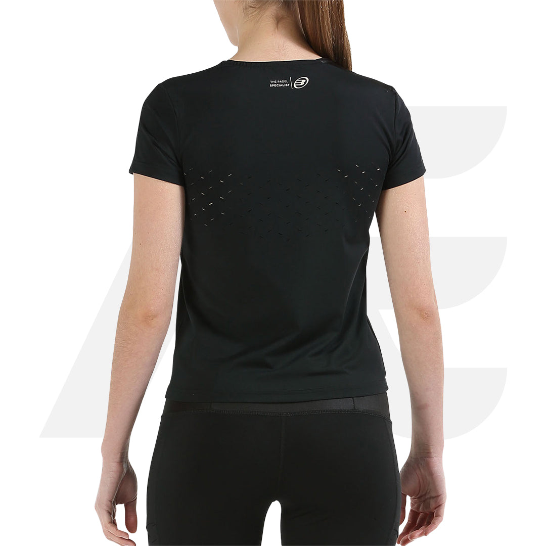 PITAL - T-SHIRT DONNA NERO - BULLPADEL
